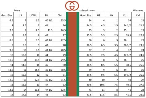 gucci loafer size chart|gucci slide size chart.